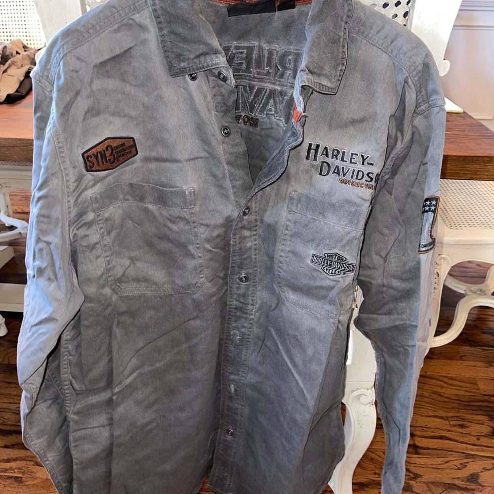 Harley Davidson button up